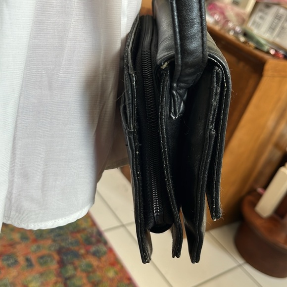 Coletta Crossbody bag shoulder bag Black Genuine leather With wallet/mirror - Picture 3 of 15